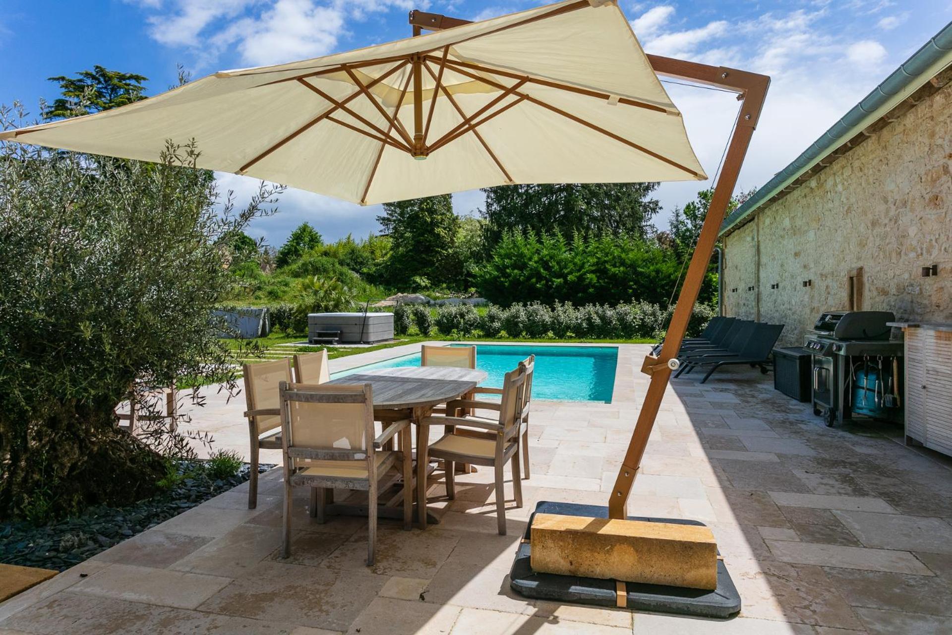Вилла Guardian House Of Chateau Monteil With Heated Pool And Jacuzzi Calviac-en-Perigord Экстерьер фото