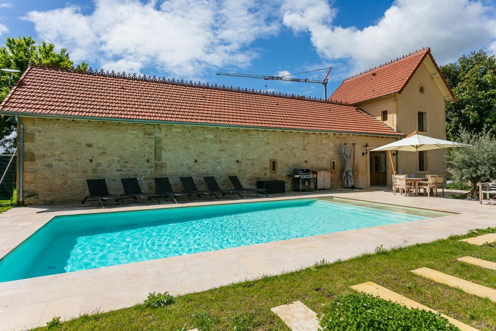Вилла Guardian House Of Chateau Monteil With Heated Pool And Jacuzzi Calviac-en-Perigord Экстерьер фото